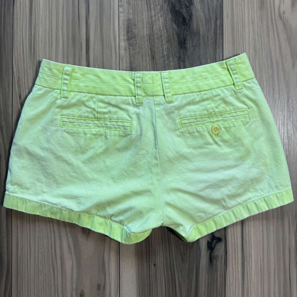 J.Crew Chino Shorts Womens 2 Mint Green Neon Pastel Summer Casual Preppy